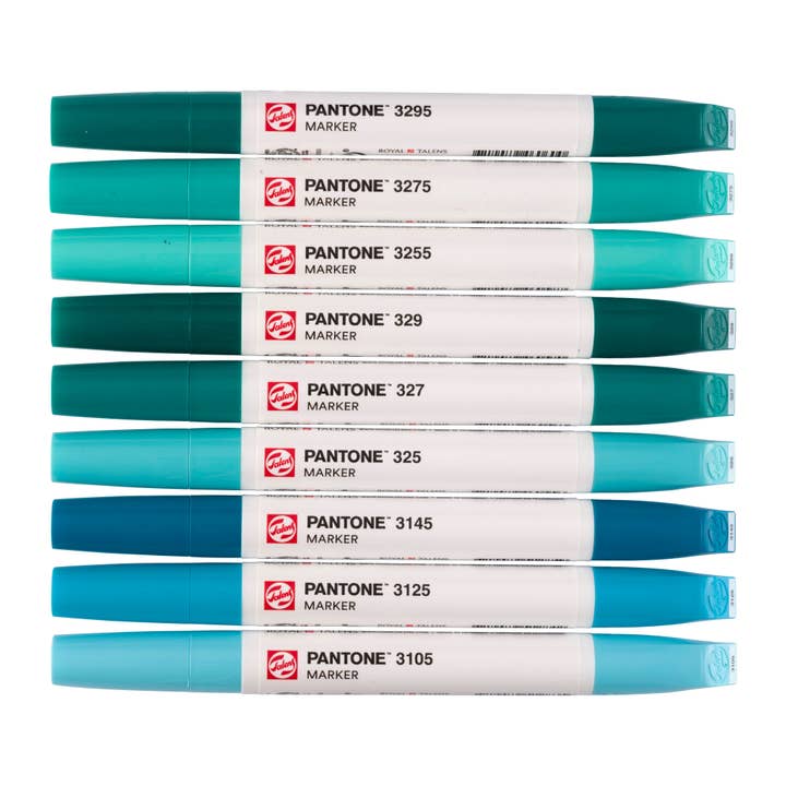 Royal Talens North America – wholesale Marker – Talens | Pantone Marker Set 9x - Blue Green3