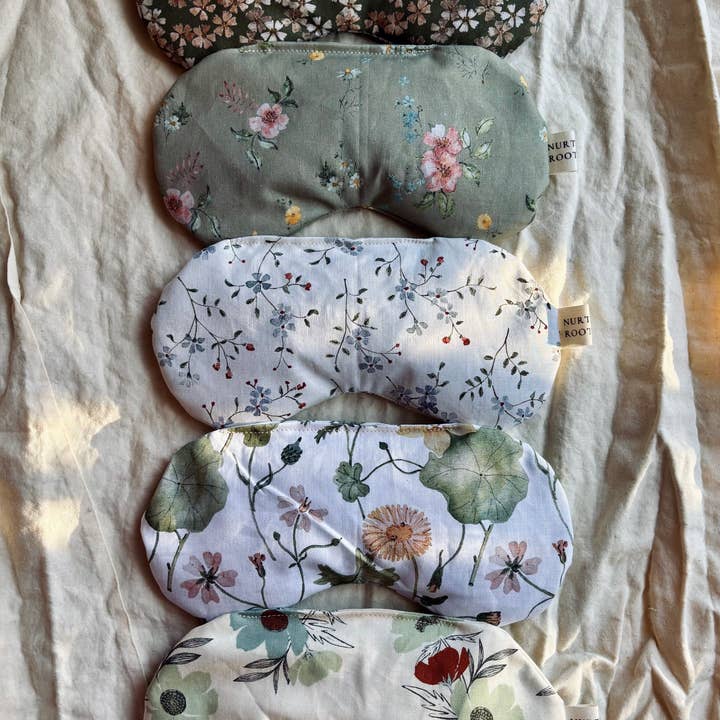 Nurtured Root + Co. - Wholesale Spa/Therapy Pillow - Hot & Cold Shaped Eye Pillow