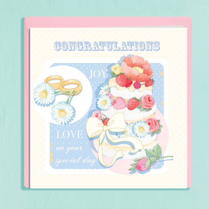 Vintage Home Range Lot de 6 cartes de vœux Joy/Congrats pour la vente par Siobhan at april rose