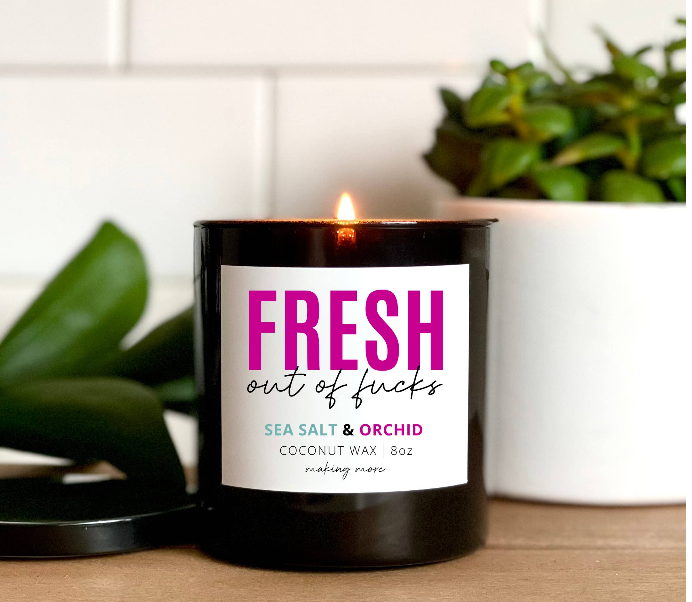 Making More – Engroshandel Glaslys – FRISK UD AF FUCKS 8 ounce Funny Snarky Sarcastic Candle