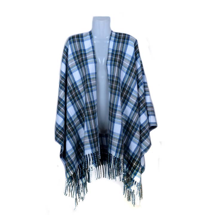 Alba Wholesale - Wholesale Capelet - Women's - Large Supersoft Tartan Capes