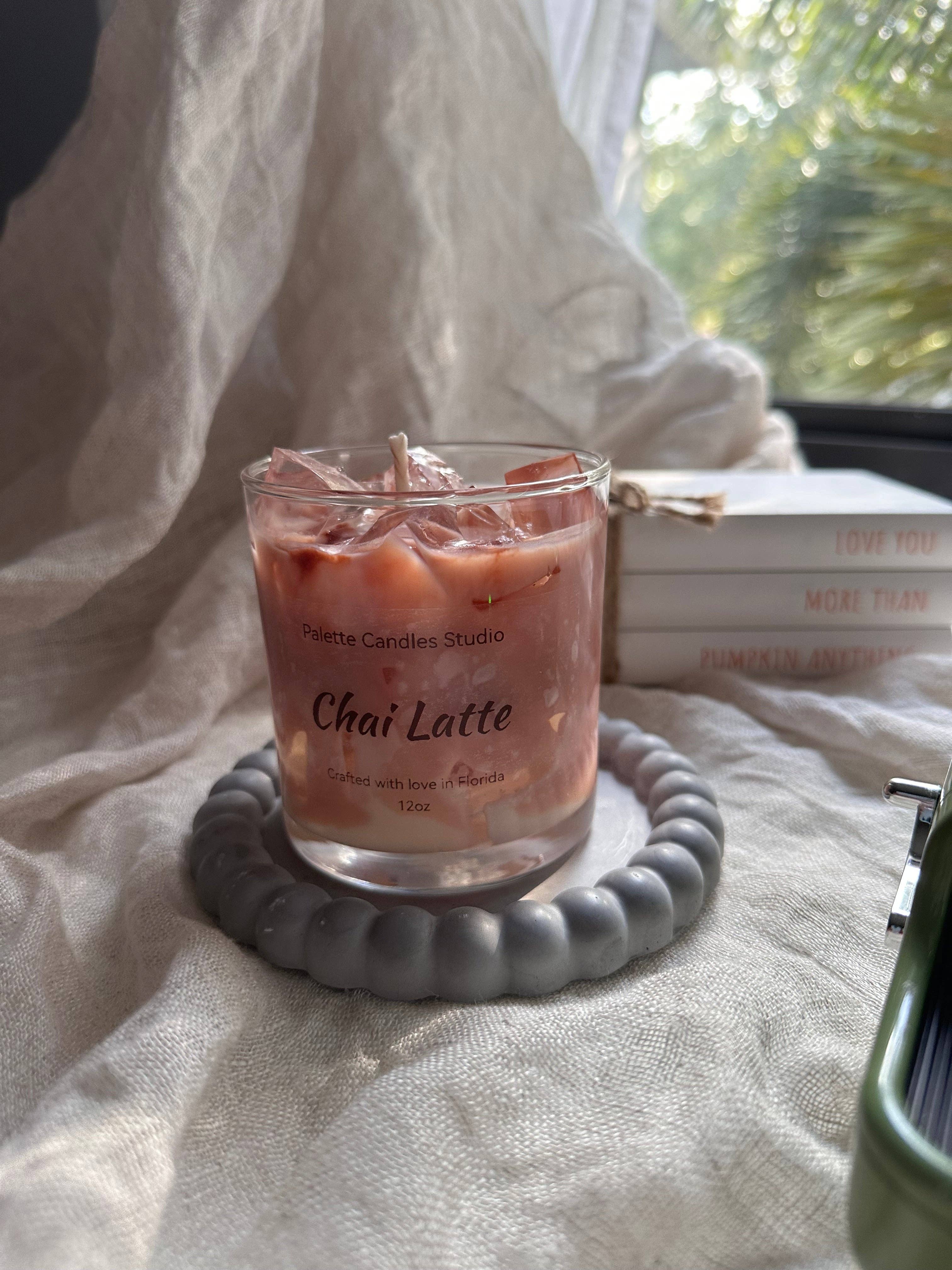 Palette Candles - Vente Bougie en bocal - Bougie à café glacé au latte6