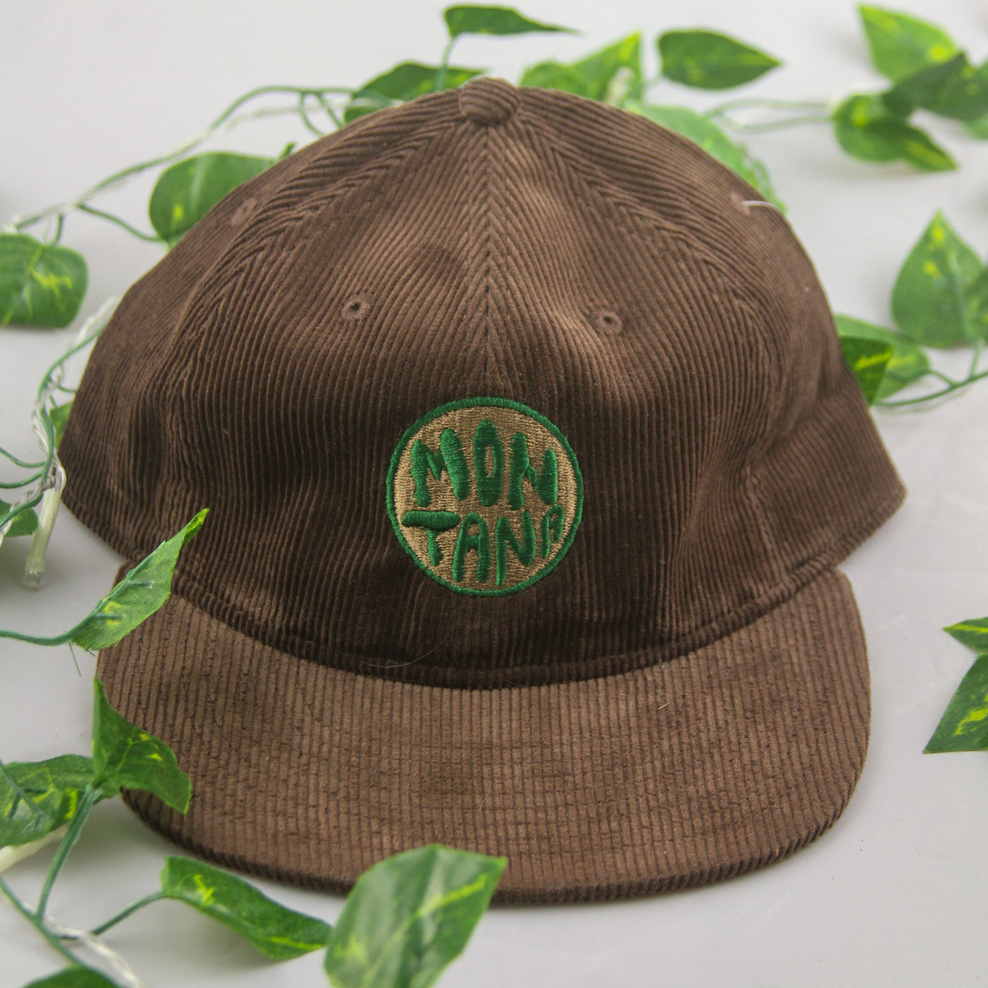 SewGenesis - Wholesale Flat Brim Cap - Unisex - Mountain Patch Corduroy Hat0