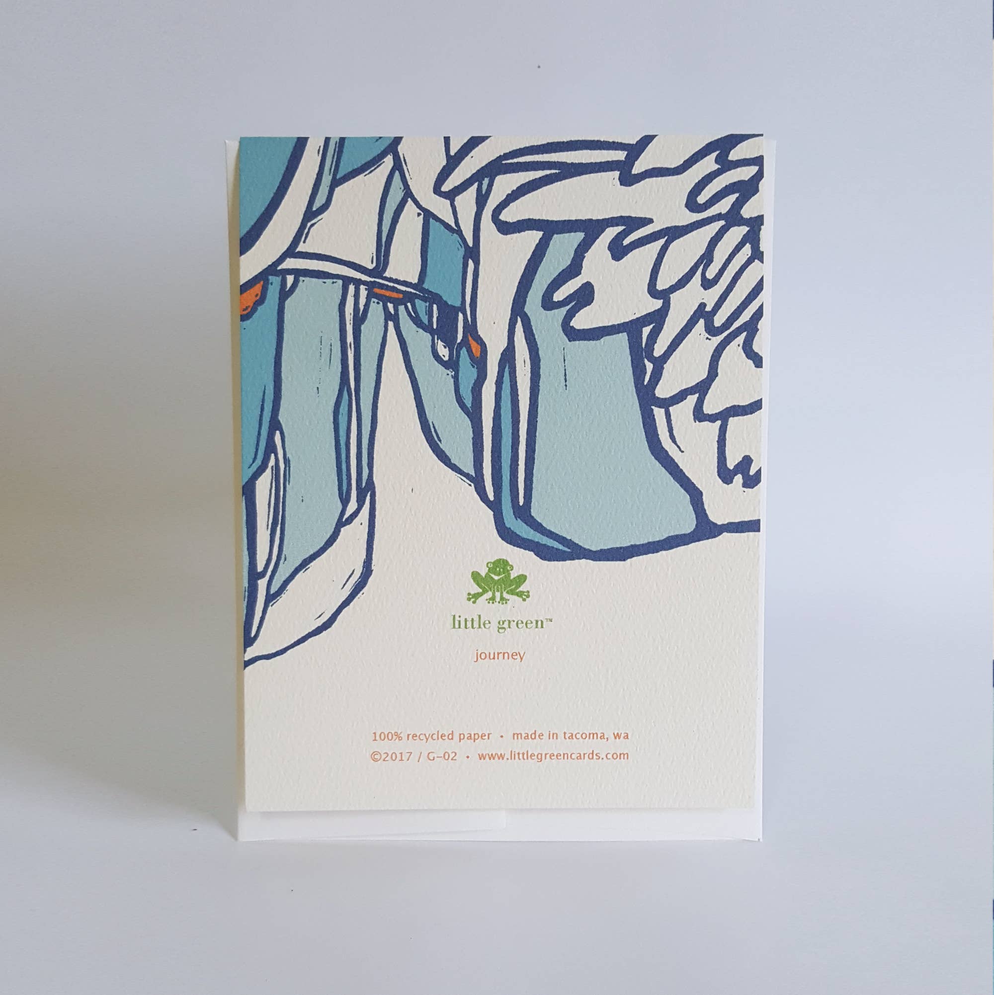 Little Green - Vente Carte de remise de diplôme - Carte de vœux Journey pour la remise des diplômes ou la retraite1