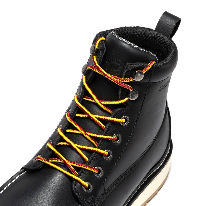 Rock Rooster Footwear - Wholesale Boots - Unisex - ROCKROOSTER Trinidad Men's 6 inch Black Steel Toe Wedge Work Boots SAP23016