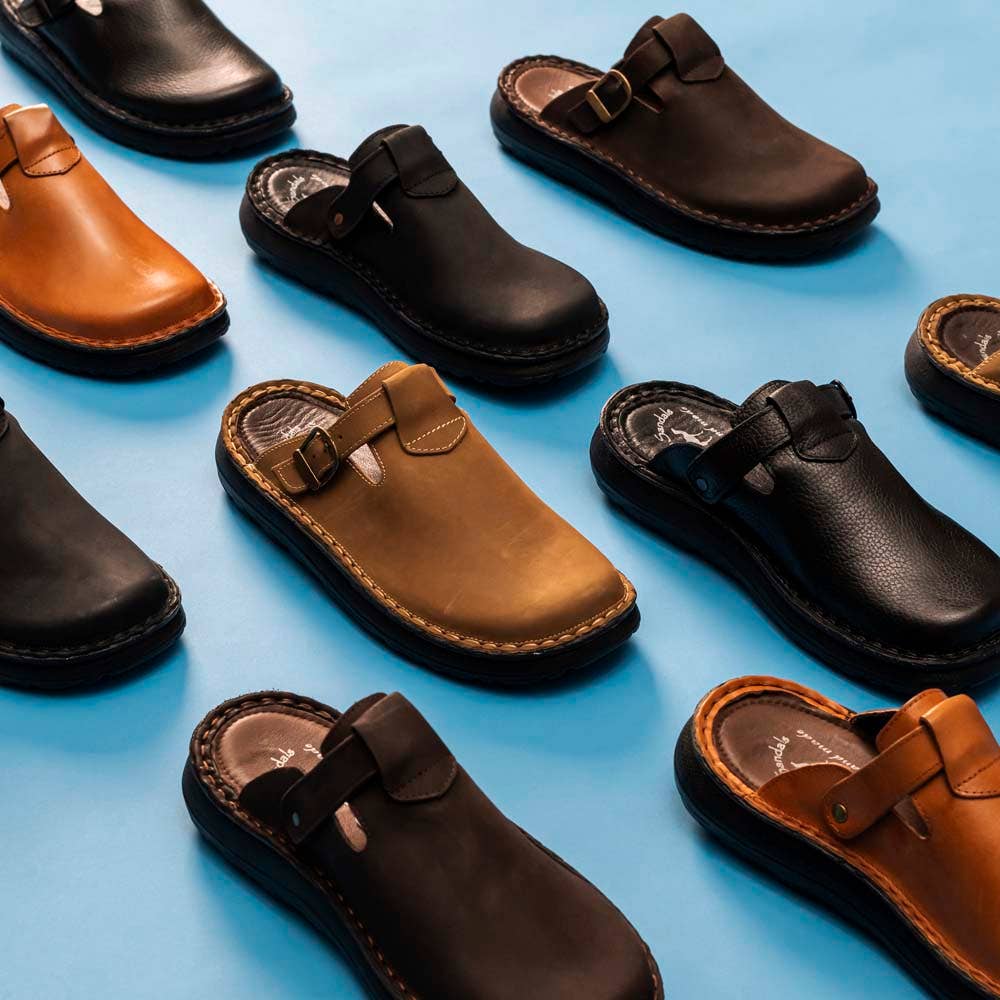 Miel Sawyer - Sandale à bout sabot en cuir | Honey en vente sur Faire6