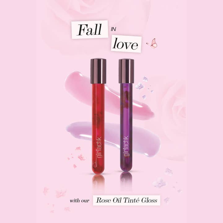 Girlactik - Wholesale Lip Gloss - Rose Oil Petal Gloss