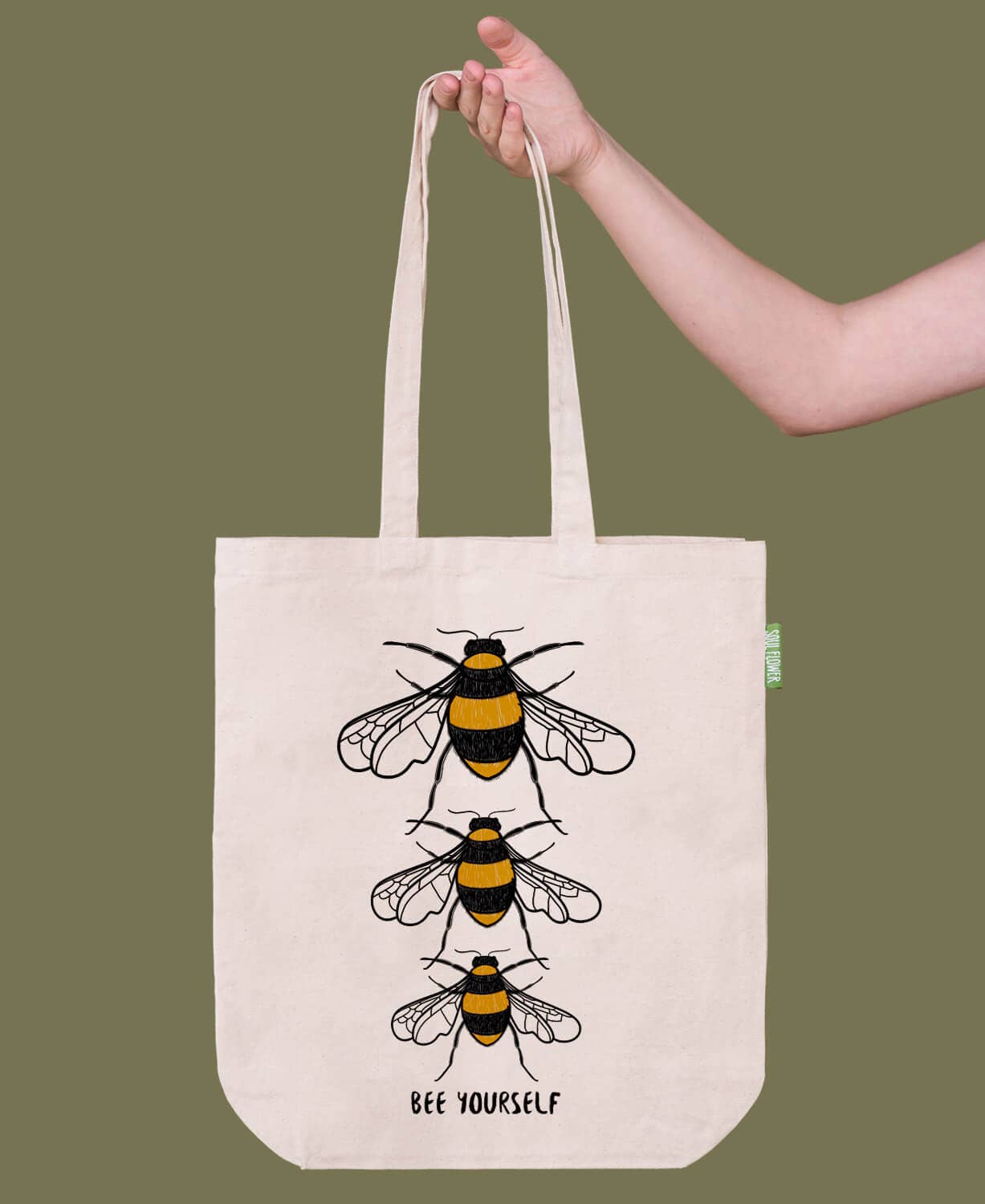 Soul Flower - Wholesale Tote Bag - Unisex - Bee Yourself Eco Tote Bag3