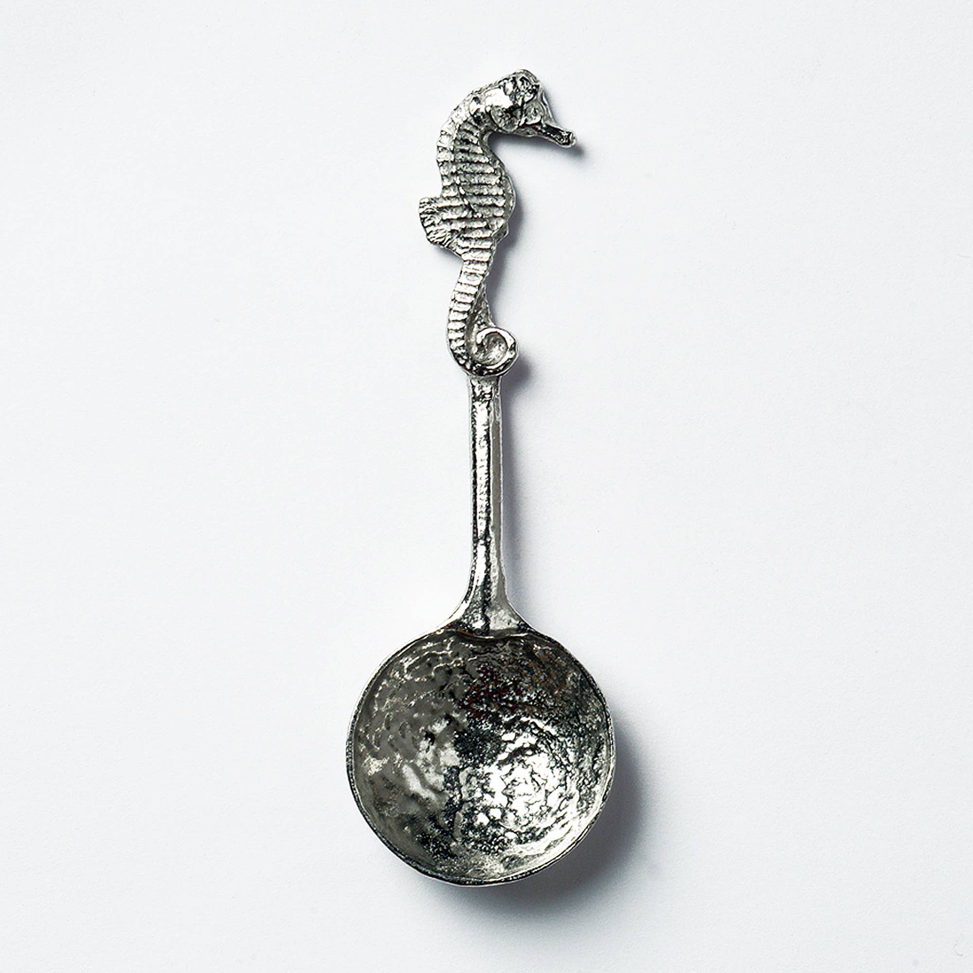 Glover & Smith – wholesale Table spoon (cutlery) – Seahorse Small Pewter Sugar Spoon3