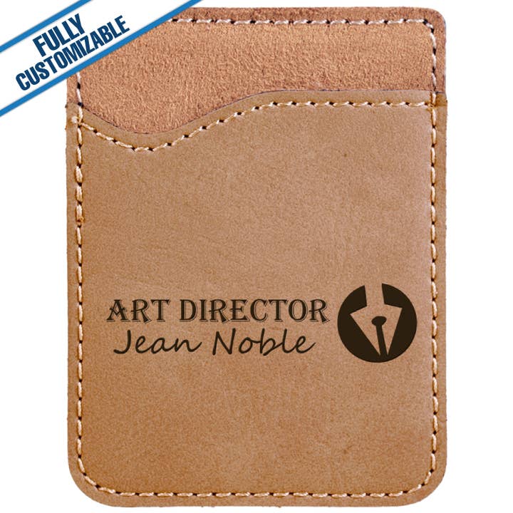 GiftWorksPlus - Wholesale Phone Wallet - Unisex - Leatherette Phone Wallet - Fully Customizable2
