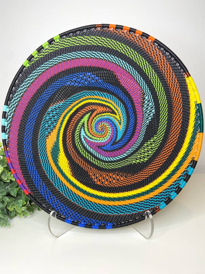 Stor åben V Telefon Wire Plate - African Rainbow for engroshandel hos Eve & Nico Gifts & Home Decor