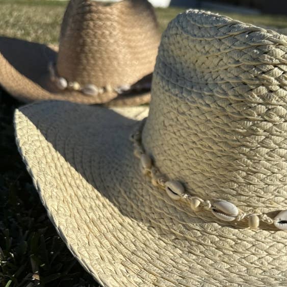 Queens INC - Wholesale Straw Hat - Women's - Hand woven straw cowboy cowboy hat 4