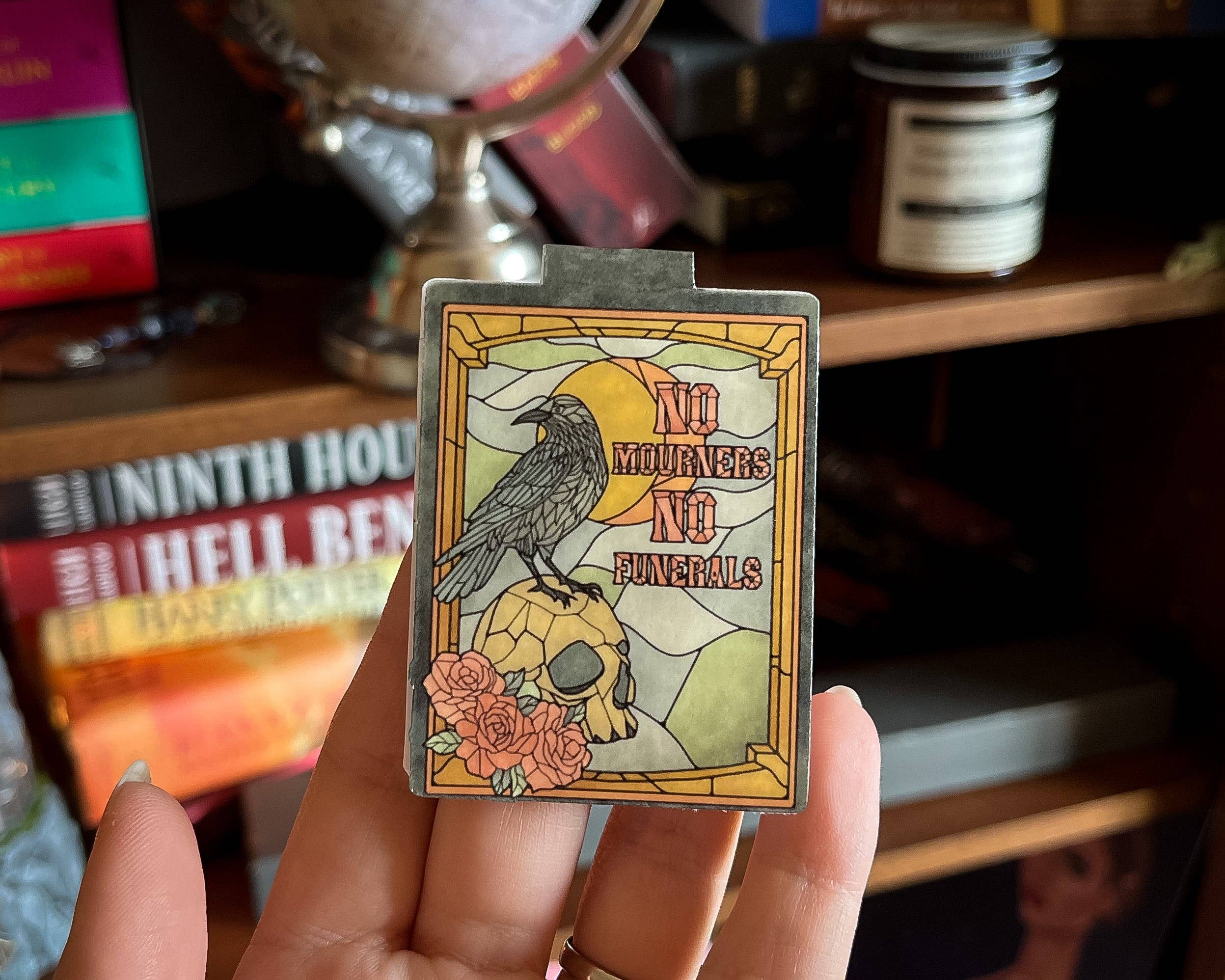 Well Read Babes - Wholesale Bookmark - Magnetic Bookmark - Six Of Crows - No Mourners No Funerals4