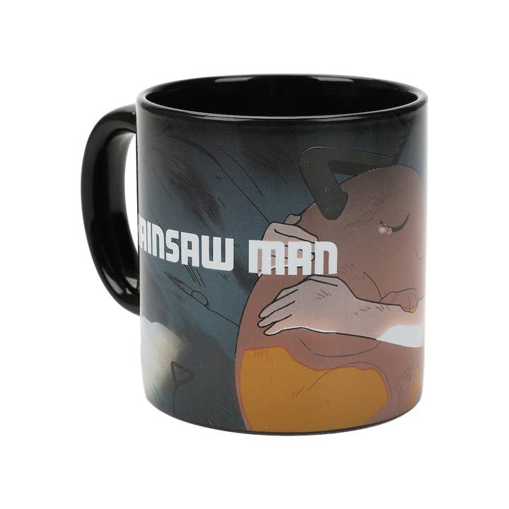 Bioworld Merchandising - Wholesale Coffee Mug - Chainsaw Man Denji Full-Wrap Decal 16 Oz Ceramic Mug5