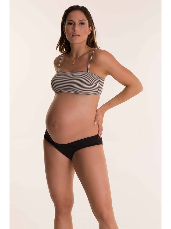 Pez D'Or - Wholesale Shirt - Women's - Bandeau Top ANA Gold LUREX Striped4