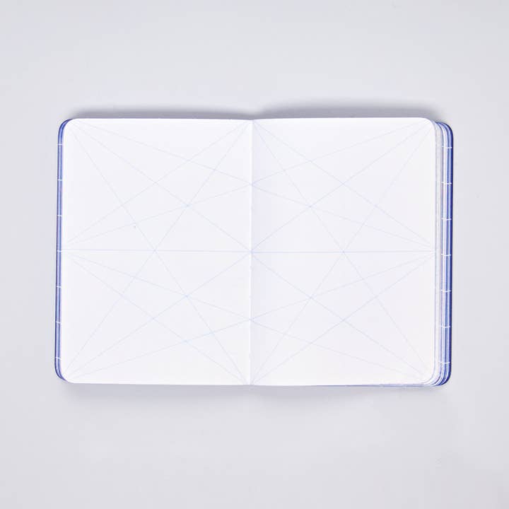 nuuna - Wholesale Notebook - Break The Grid Blue - Notebook S A6| 82 Creative Grids4