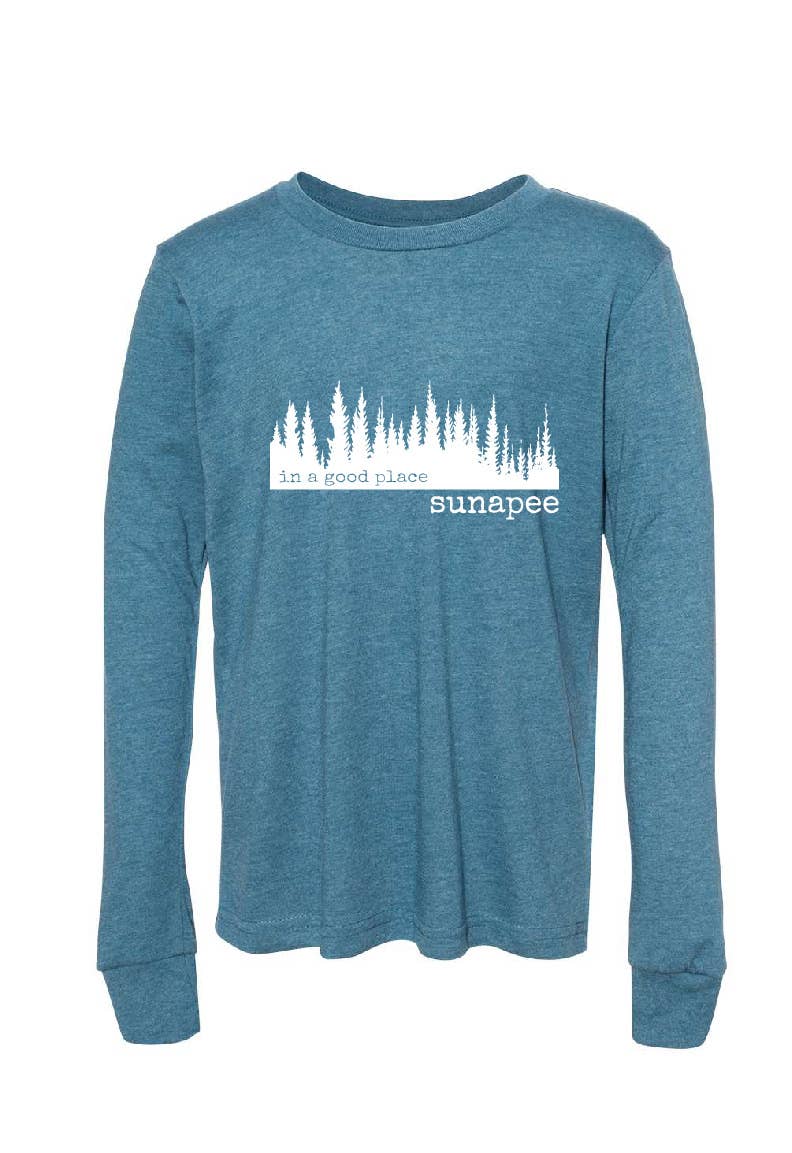 MT Brand Apparel - Wholesale Screen Printed T-Shirt - Unisex - In A Good Place Forest - Customizable- Long Sleeve Tee2