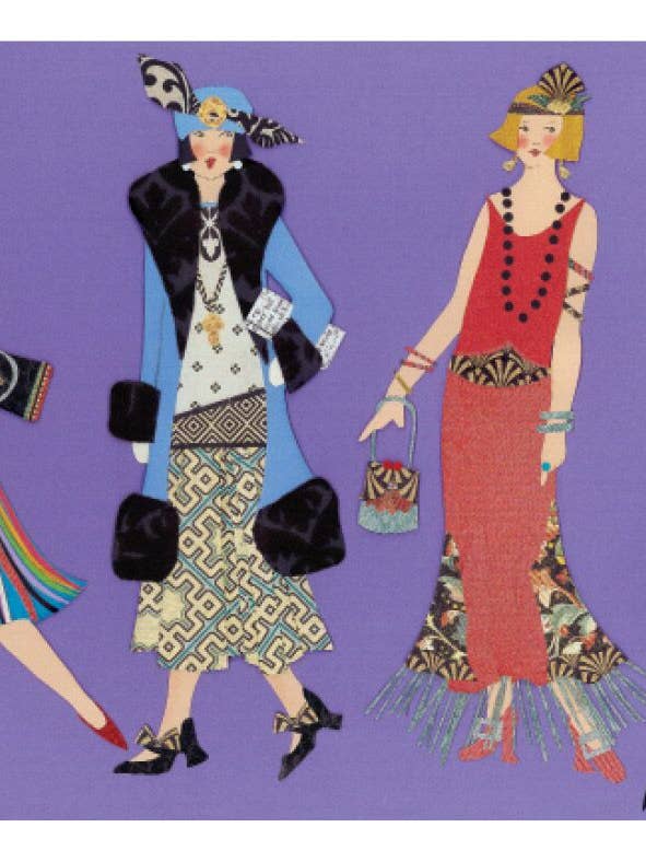 Four Vintage Ladies Card  for wholesale by Iddy biddy boo design