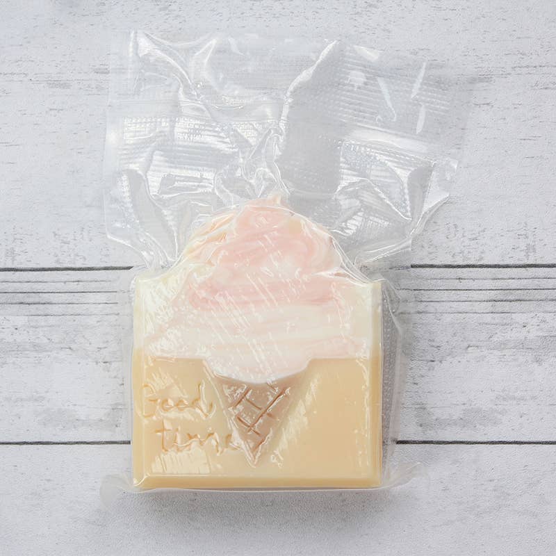 SoapElenGlen – Engroshandel Sæbestykke – Cute Strawberry Ice Cream Cleansing Håndlavet Sæbe Bar2