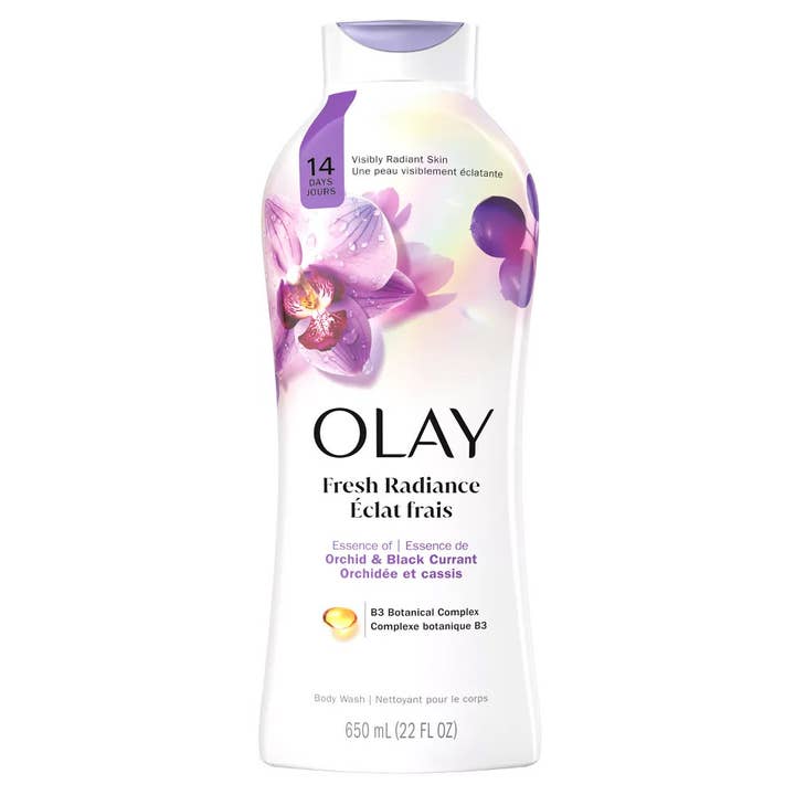 Olay Fresh Outlast Body Wash Orchid & Black Currant, 22 oz for wholesale by KT Supply