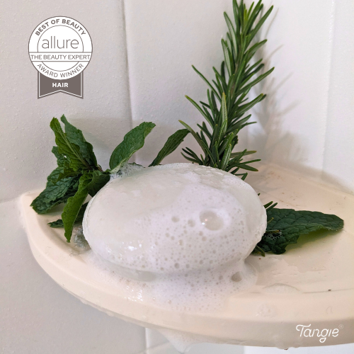 Tangie LLC - Vente Disques de shampoing/shampoings solides - Tangie Shampooing Solide Sans Sulfate Romarin Menthe Poivrée Végan2
