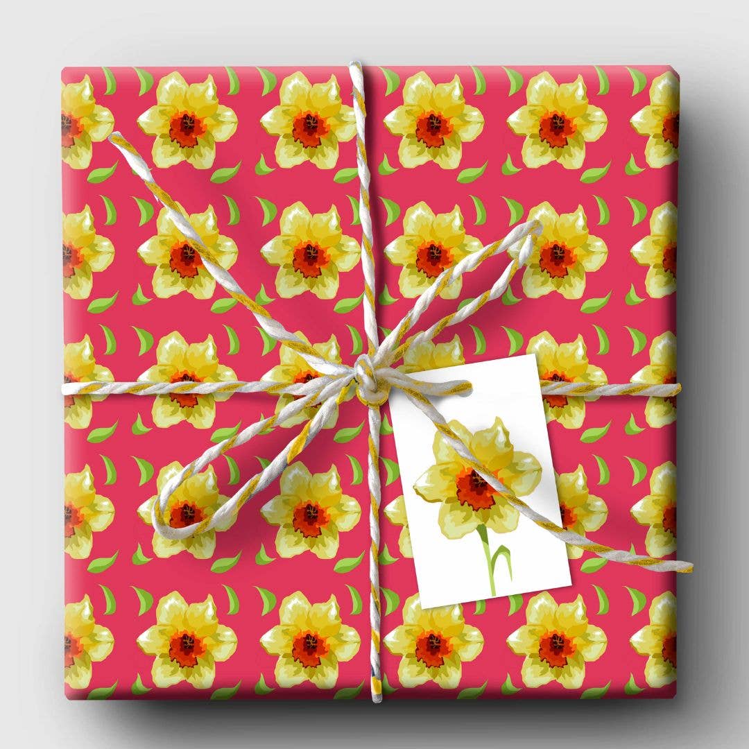 Curlicue – wholesale Gift tag – Daffodil Daze Swing Gift Tags - sustainable & eco-friendly1