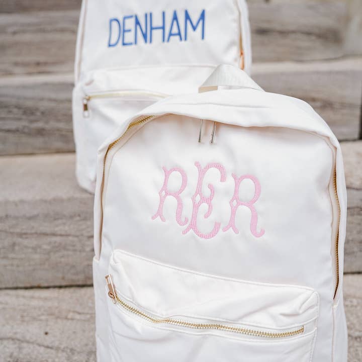 Beige Nylon Backpacks for wholesale on Faire3