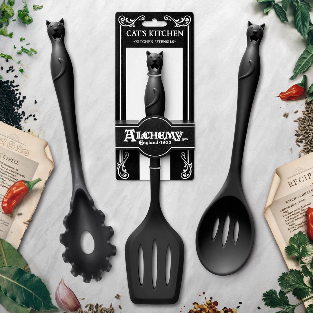 Pacific Trading – wholesale Whisk – Alchemy Gothic Kitchen Utensil Black Cat's Whisk5