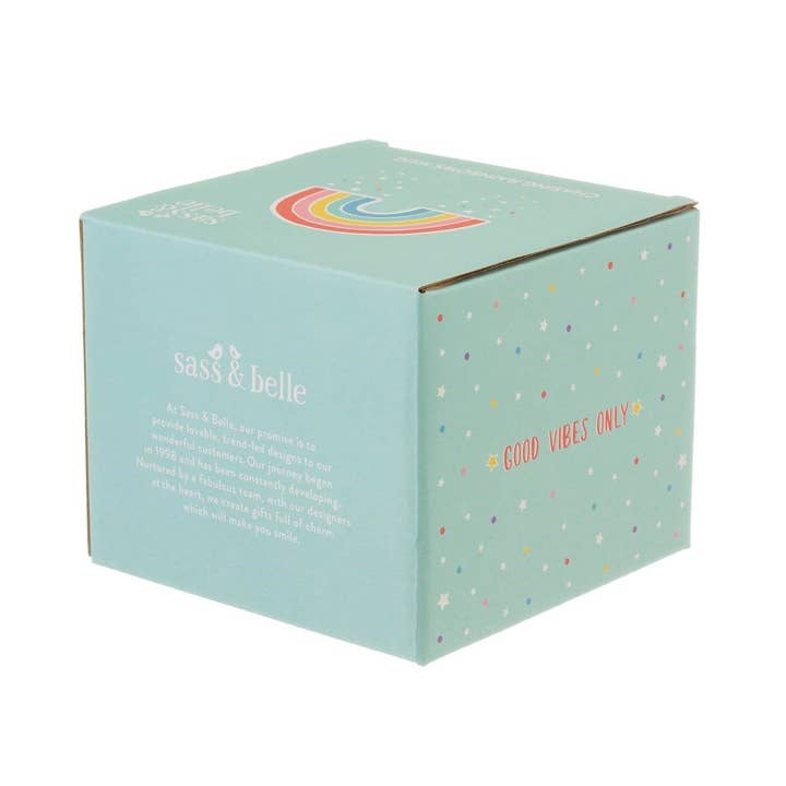 Sass & Belle Europe - Wholesale Coffee Mug - Chasing Rainbows Good Vibes Only Mug2