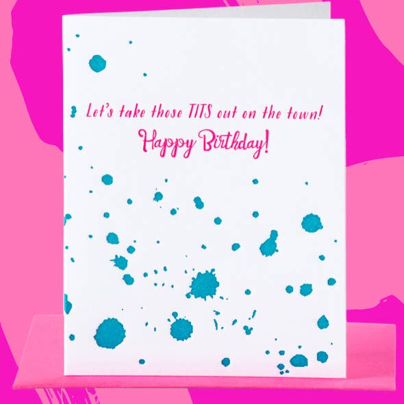 Paper Epiphanies - Vendita all'ingrosso Biglietti di auguri - Tette in Città Biglietto di Compleanno