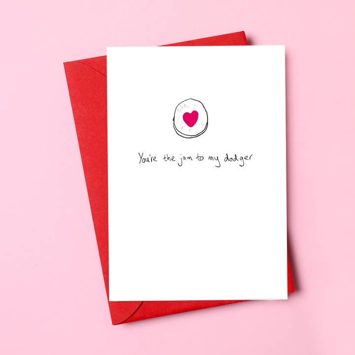 Valentine’s Day Card | You’re the Jam to My Dodger for wholesale by Happy Street