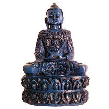 Estatua de Buda meditando con aspecto de lapislázuli RB-161L para venta al por mayor de Dorjebajra Tibet Shop