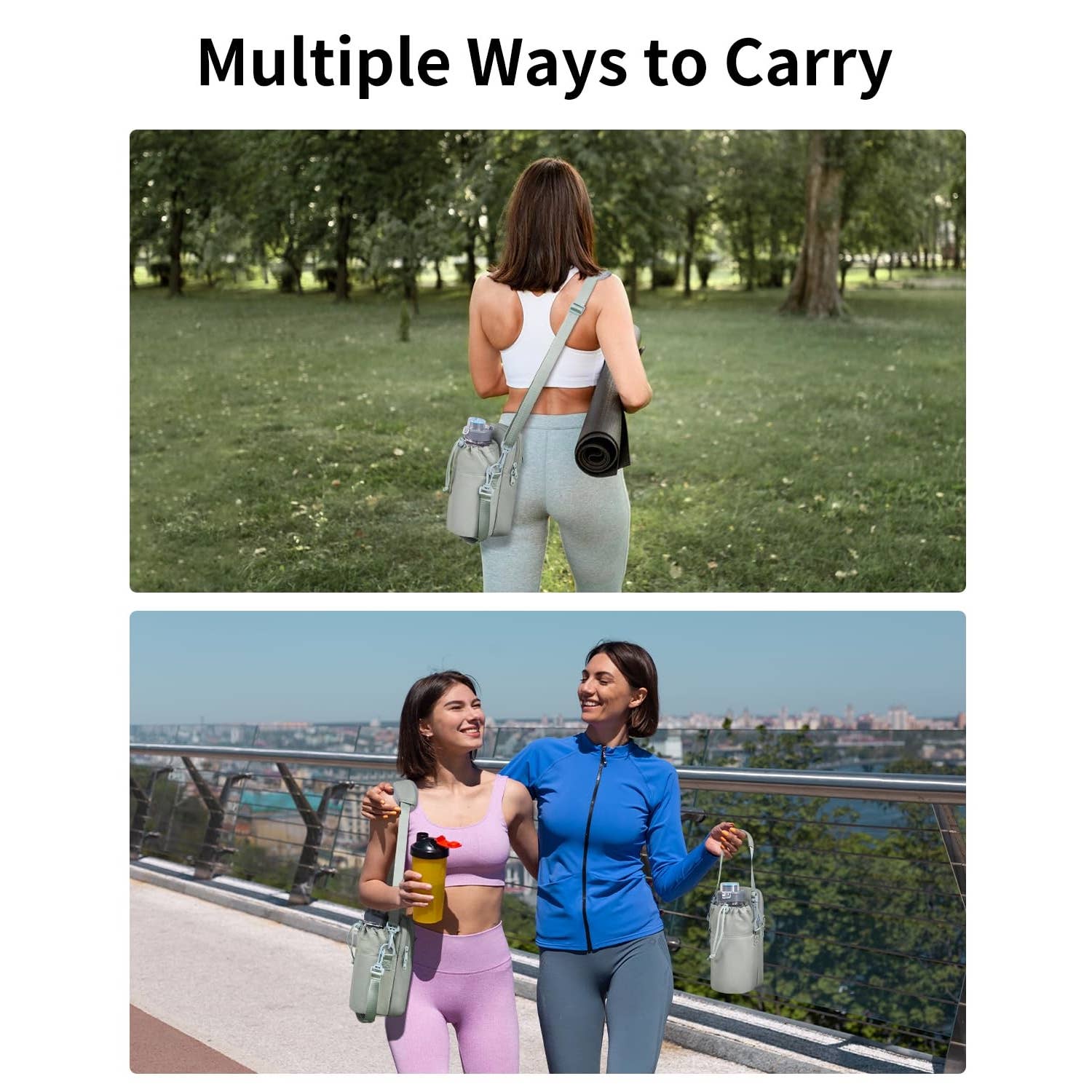 wandf – wholesale Crossbody-väska – Unisex – Vattenflaskhållare med telefonficka för vandring25