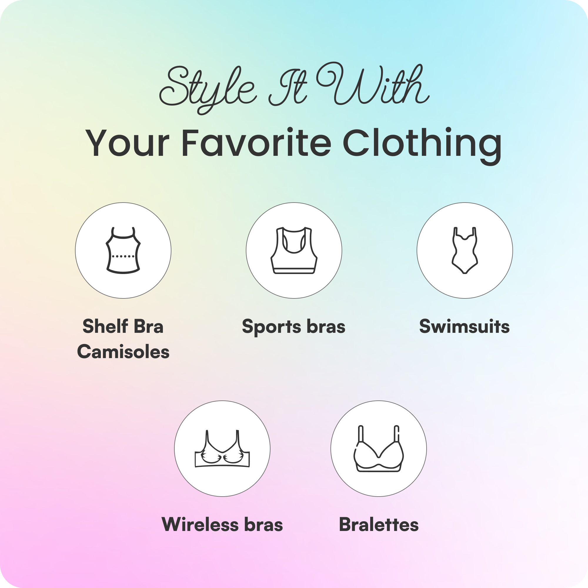 Honey Cloudz - Wholesale Bra Inserts - Women's - Triangle Classic Bra Inserts5