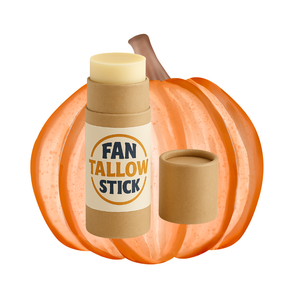 FanTallowStick - Wholesale Lip Balm - Pumpkin Spice Tallow Lip Balm – .35 oz Travel Size0