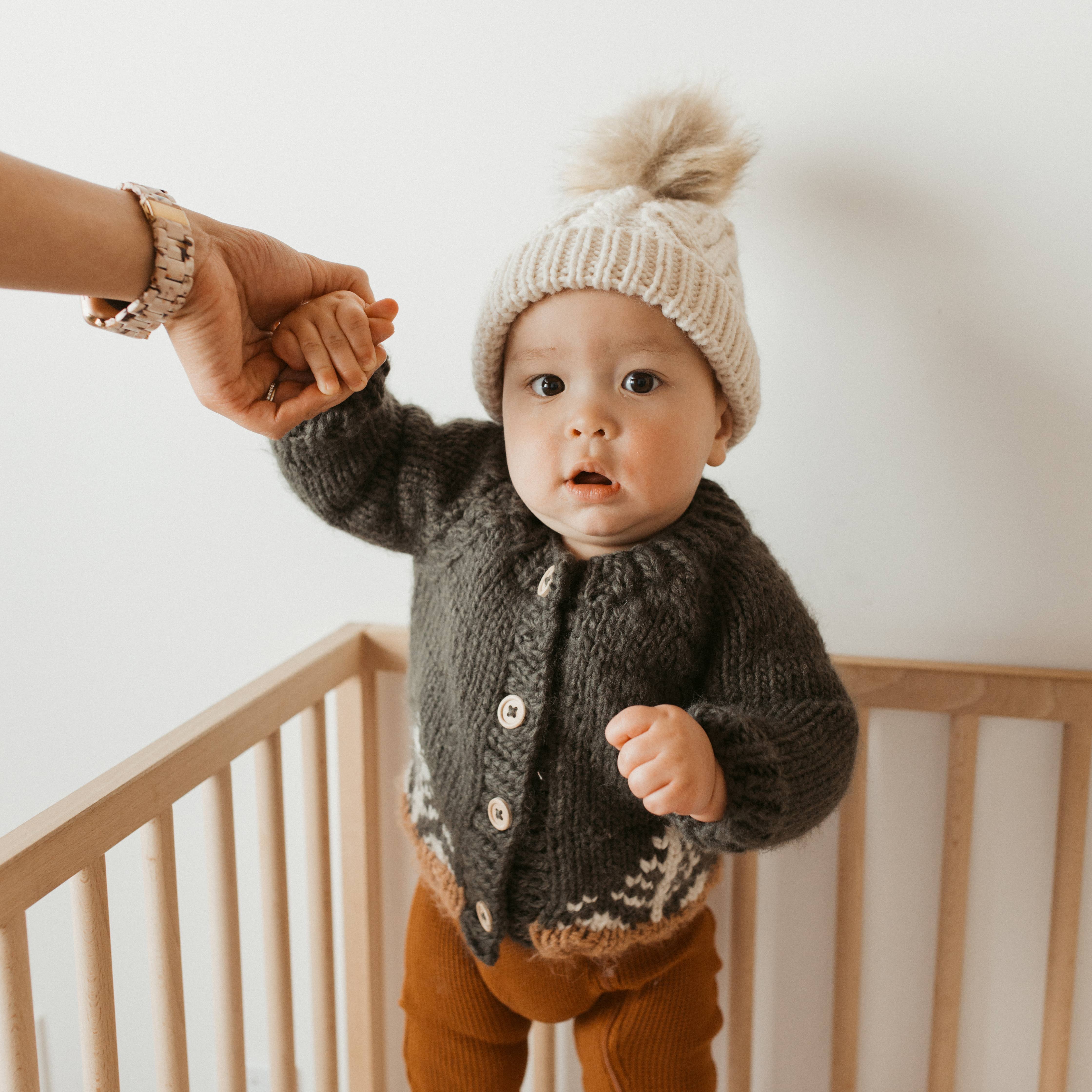 Huggalugs – wholesale Cardigan – Baby – Forest Loden Cardigan Sweater Baby & Toddler5