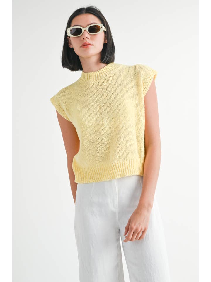 Emory Park - Wholesale Blouse - Women's - SLEEVELESS SWEATER TOP