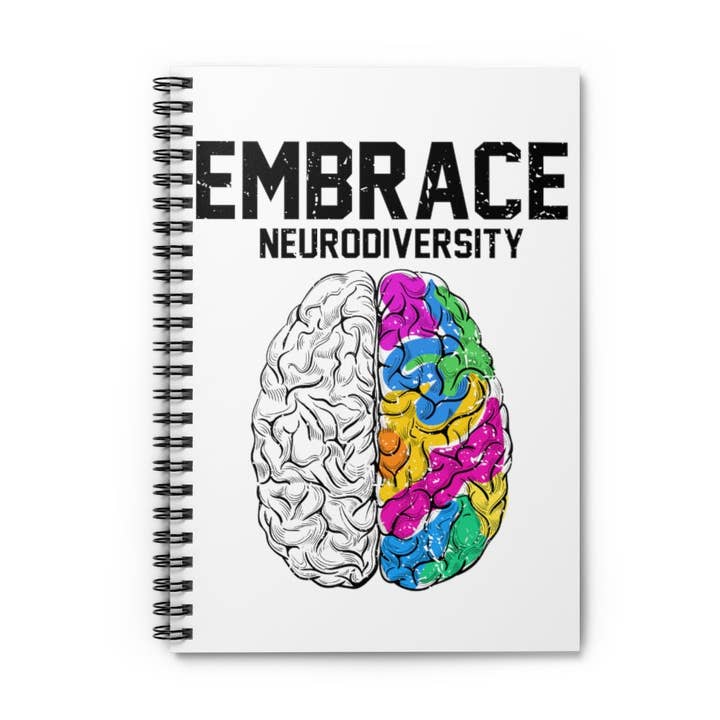 Cuaderno en espiral, humorístico, neurodiverso, trastornos del pensamiento, enfermedad, enfermedad, divertidísimo psiquiatra, psiquiatría, problemas mentales para venta al por mayor de Teegarb LLC