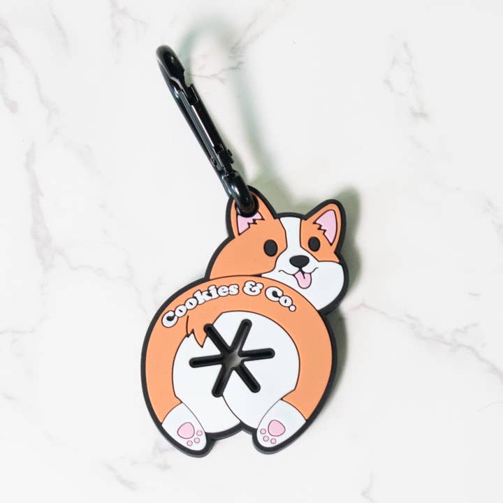 Cookies & Co. - Wholesale Pet Poop Bag Dispenser - Corgi Poop Loop0