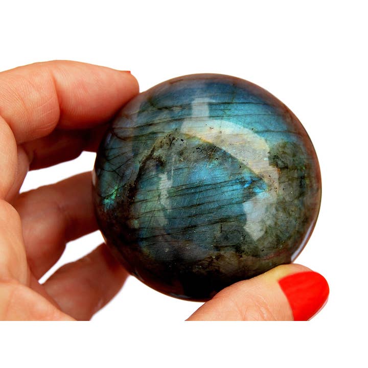 Labradorite Sphere Stone (45mm - 60mm) for wholesale by Kaia & Crystals