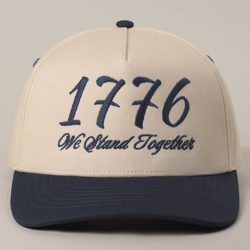 Fashion City - Vente Casquette de camionneur – unisexe - Casquette Trucker Bicolore 1776 We Stand Together12