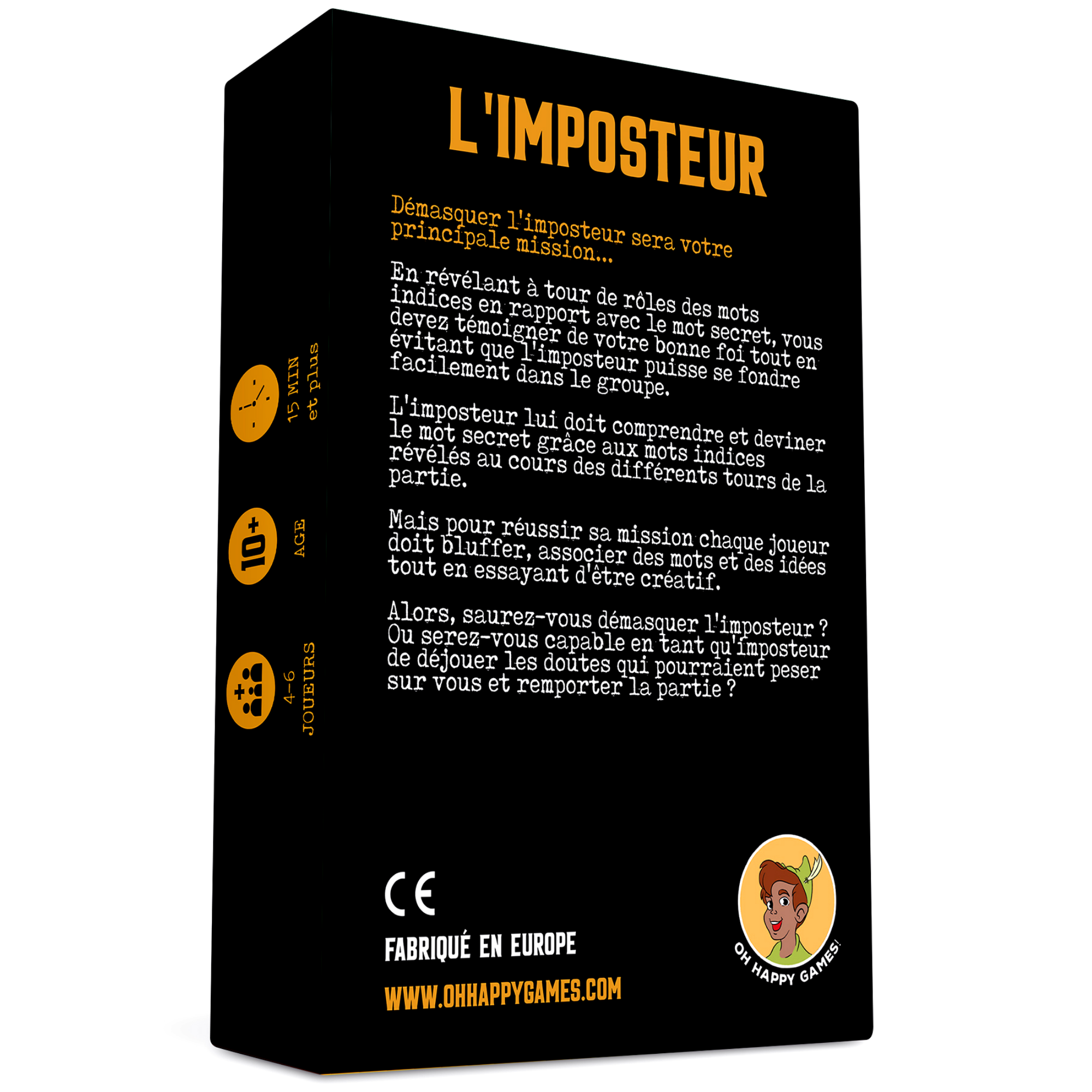 Oh Happy Games - Jeux de société - Wholesale Card Game - The Impostor - Will You Unmask Them? 🕵6