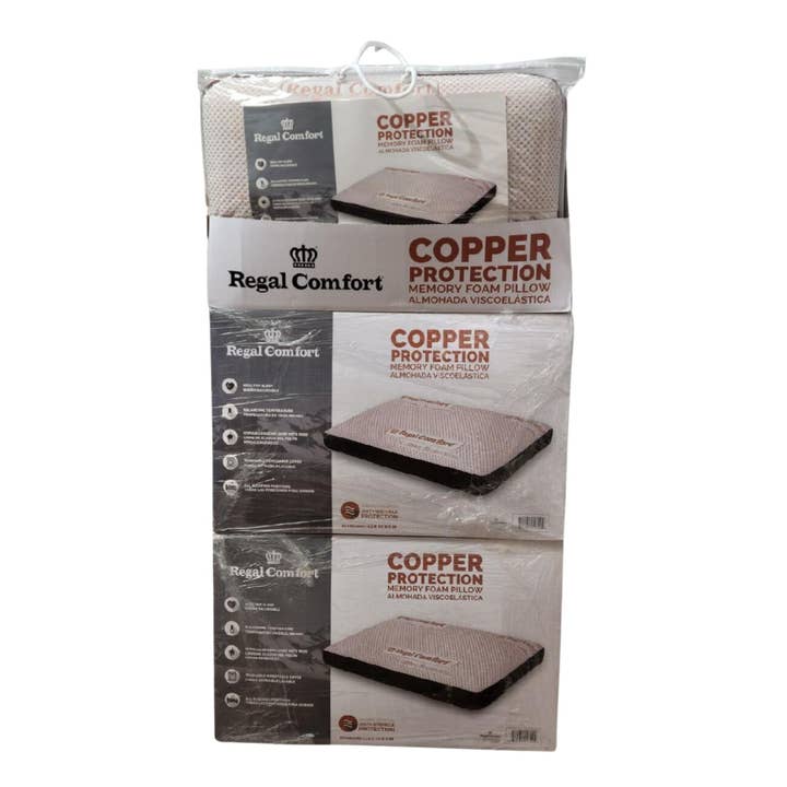 Duke Imports - Wholesale Bedding Pillow - Copper Memory Foam Pillow2