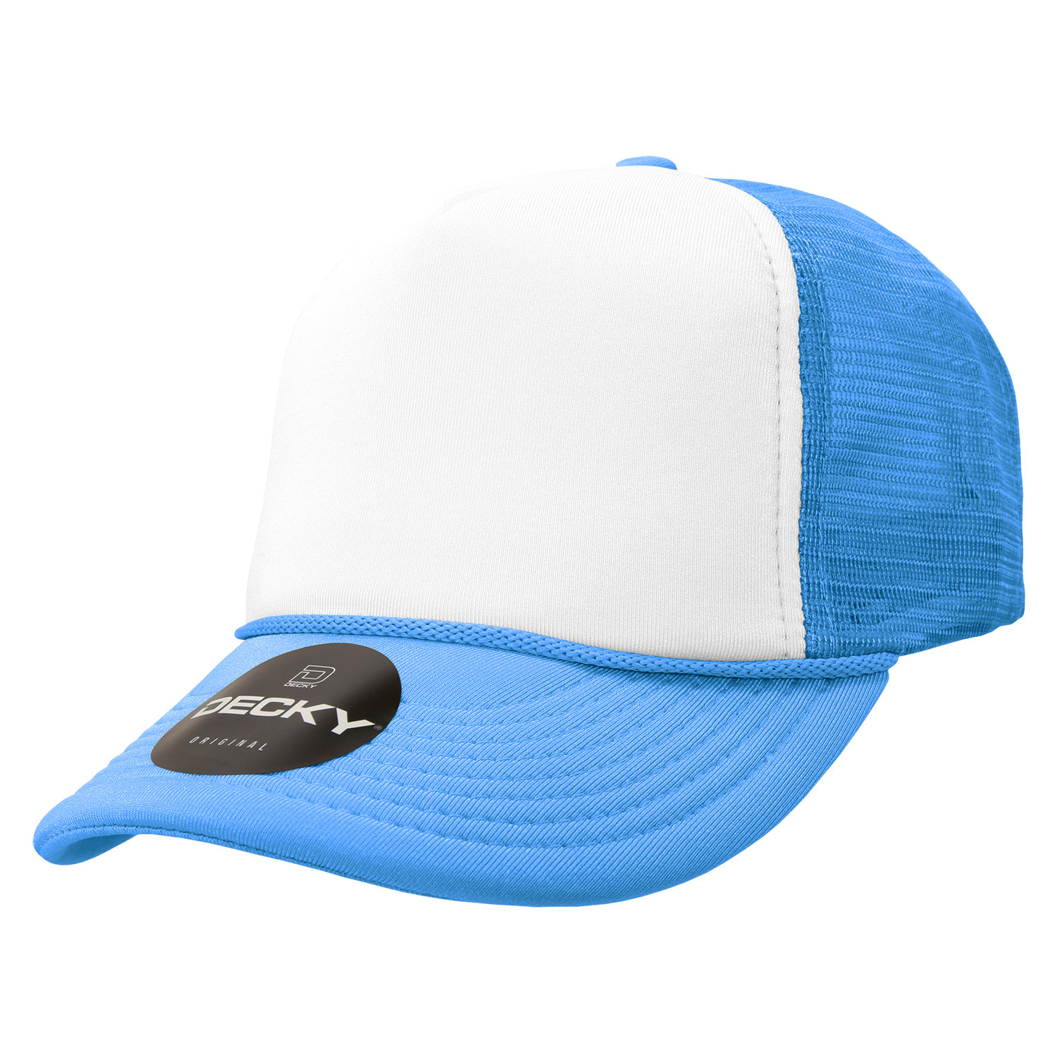 The Park Wholesale - Wholesale Trucker Hat - Unisex - Blank Trucker Foam Mesh 2-Tone Hats - Decky 210/602514