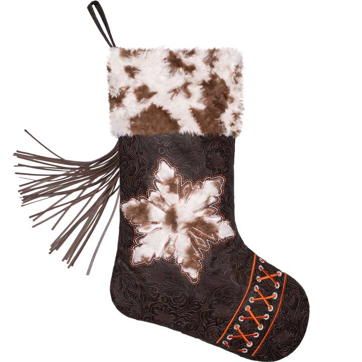 GEXWORLDWIDE - Wholesale Holiday Stocking - New Western Cowboy Embroidered Christmas Stocking8