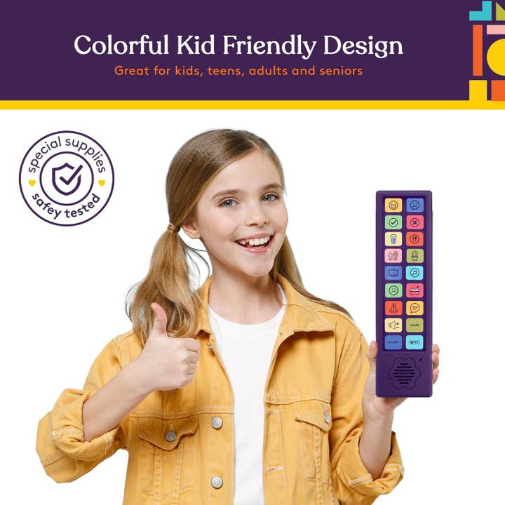 Special Supplies - Wholesale Electronic Toy - Kids & Baby - Special Supplies AAC Communication Device for Speech Therapy, Talker Buddy Communication Device for Non Verbal Kids & Adults, Autism Talking Aids for Home or School, Communication Device W/Travel Bag and Recording Option6