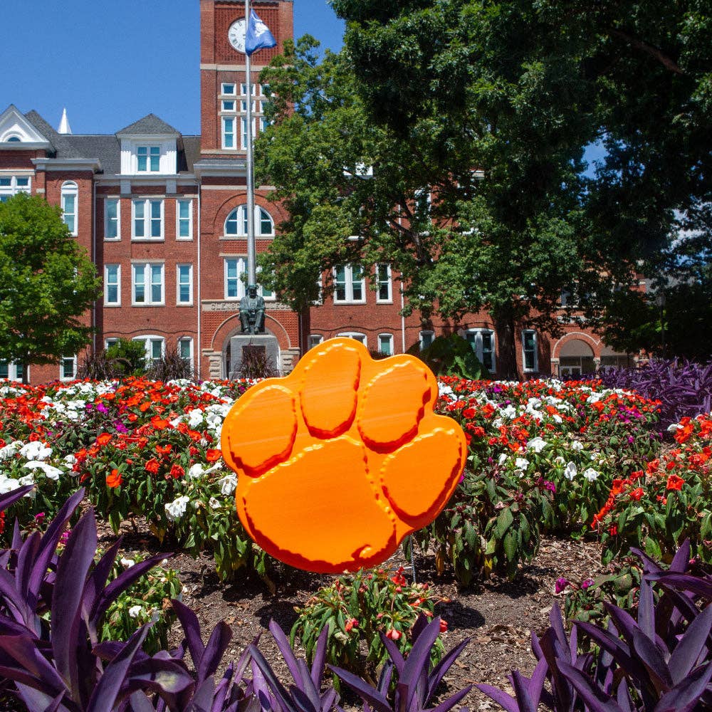 Fanlawnaments - Wholesale Outdoor Ornament/Decor - The Original Clemson Lawn Ornament - Clemson Tigers Paw4