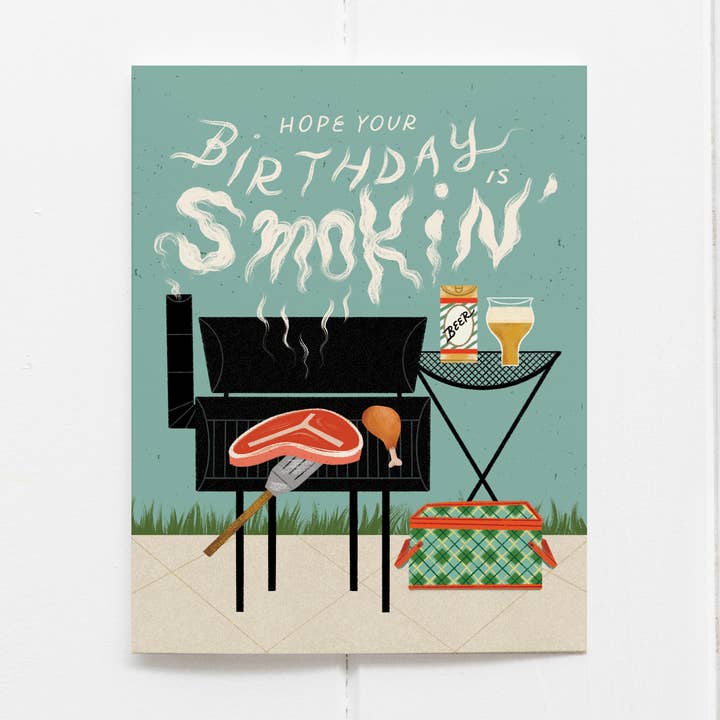 Olive & Company – Engroshandel Fødselsdagskort – Håber din fødselsdag ryger!0