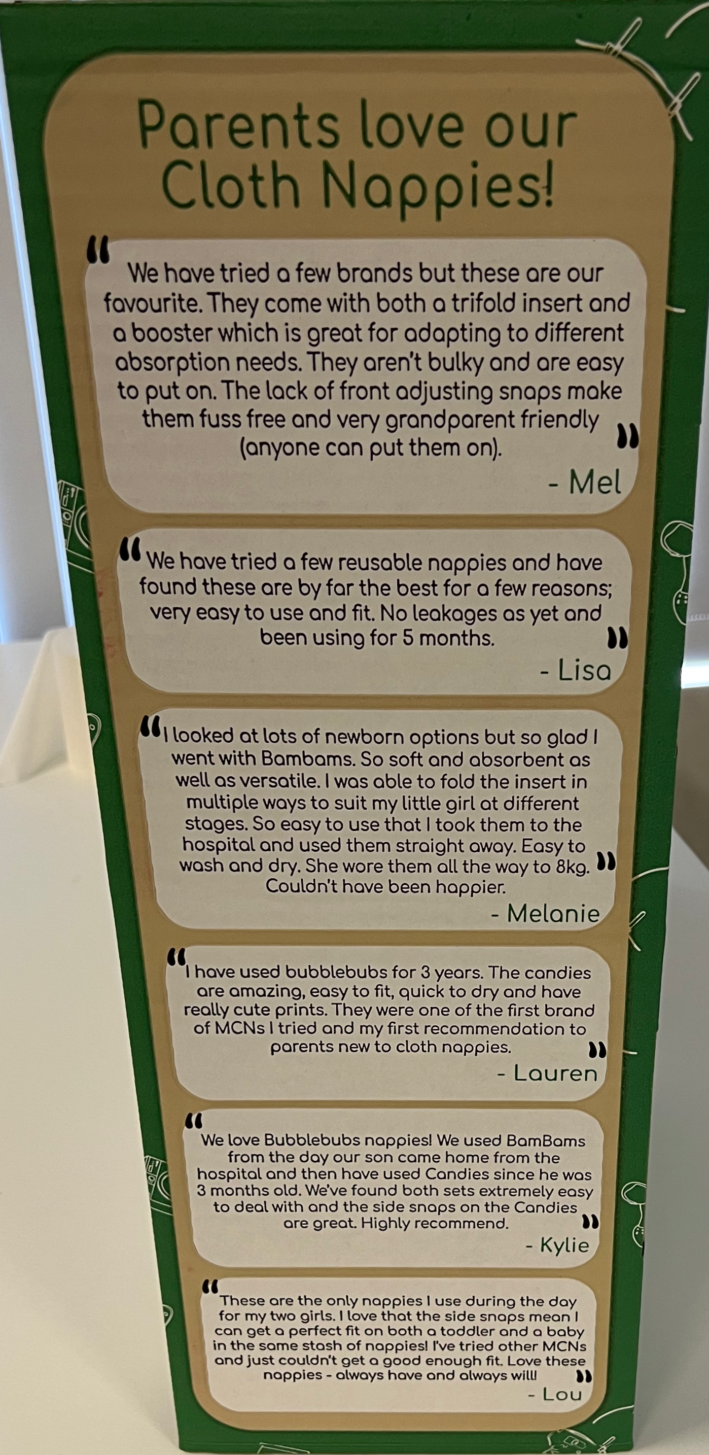 Bubblebubs - Wholesale Diaper (Cloth) - Baby - The Cloth Nappy Box4