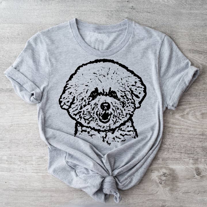 Bichon Frise (Caddie) | Dog | Unisex T-Shirt for wholesale by Spicy Kitten Designs